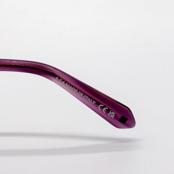 NEW OFF-WHITE OERI13D SPARKS 3707 SUNGLASSES WOMEN PURPLE ROUND - Picture 7 of 9